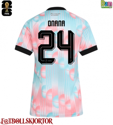 Belgien Amadou Onana #24 Bortatröja Dam VM 2026 Kortärmad
